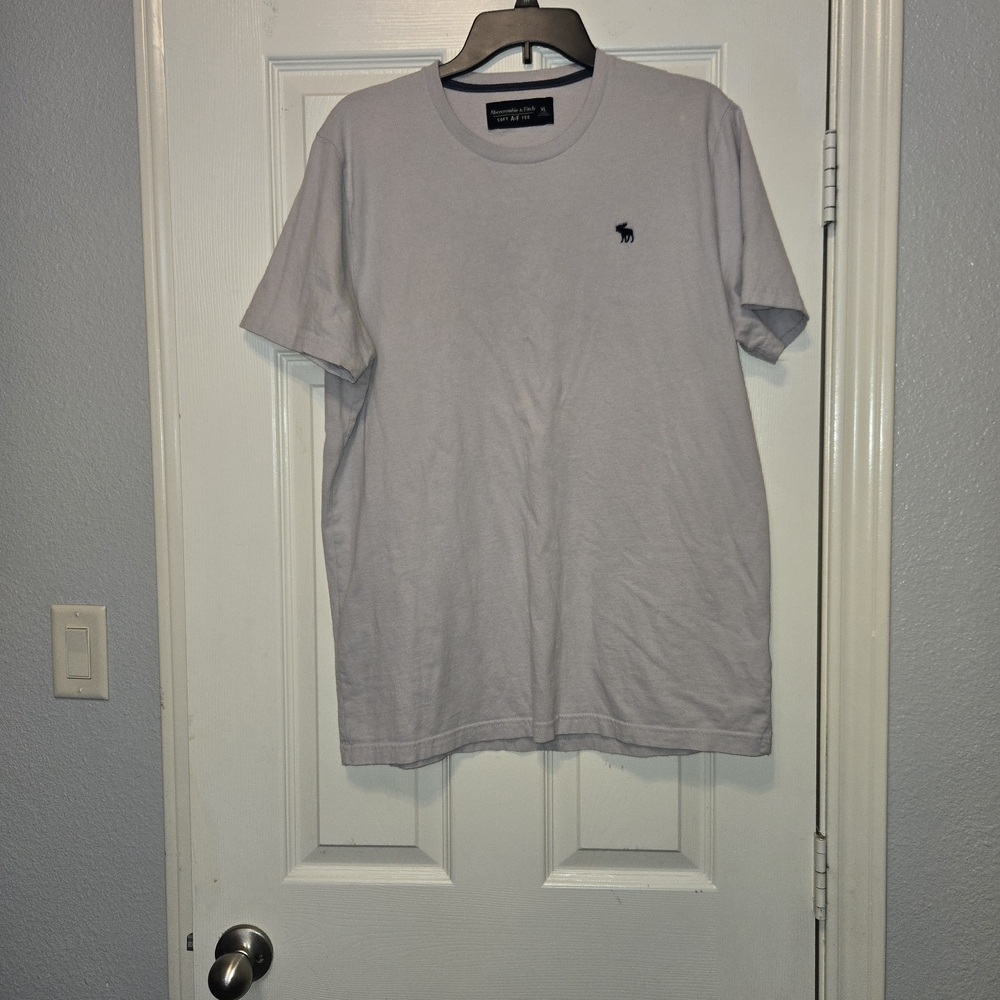 Abercrombie & Fitch Heather Gray Short Sleeve Tee